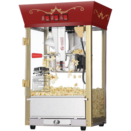 Great Northern Popcorn Red Matinee Movie Theater Style 8 Oz. Ounce Antique Popcorn Machine